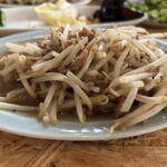 大衆食堂あまつ - 肉もやし炒め