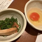 米福 - 追加注文した明太子とたまご