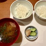 米福 - 味噌汁にもこだわり（仙台味噌あなたのために 使用）