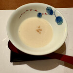 米福 - お米とホワイトアスパラガスのスープ