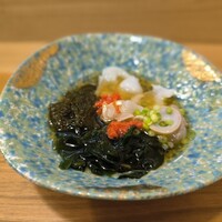 鮨処いちい - 北海道産天然もずくとタコ