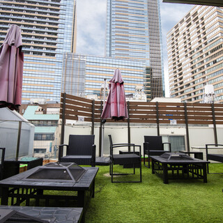 屋上BBQのみペット可