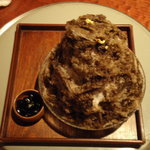 よろにく - ほうじ茶かき氷