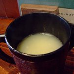 新橋ときそば - 蕎麦湯（どろっとしてます。）