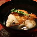 Nihon Ryouri Arata - お椀　がんもどきと松茸