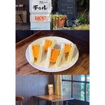 喫茶チロル - 玉子サンド(ハーフサイズ)