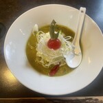 麺　藏藏 - バジルde味噌ラーメン。