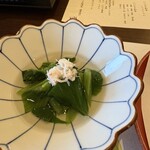 郷土料理 ぶな - カニとうるいの煮浸し