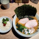 ラーメン 野良裏家 - 野良裏家B1,300円＋裏100円＋小ライス150円