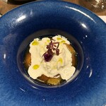 グルマンズ - 小田原八木下農園柑橘(ブラッドオレンジ)とストラッチャチーズ