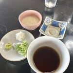 皿そば 奥伊吹 - 皿そば（5枚）＋烏龍茶
1200＋無料（水曜日ドリンク無料）