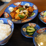 桃林 - 料理写真:酢豚セット