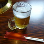 アリラン - 生ビール（中）５１９円