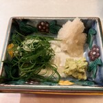 ひろ作 - おろしたての薬味セットさんでーす。
