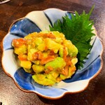 Japanese SAKE STAND 85 - アボカド酒盗（かんずり入り）¥650