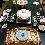 坂口荘 - 豪華 フグ尽くしコース