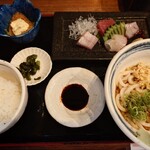 わらじや - お造り定食♪