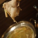 Tsukeshabu Satou - 生姜スープに野菜とニク
