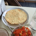 ビニタ - 〈2014/08〉パパド（お通し？サービス？）