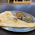 インド・ネパール料理＆バー8848 - 選べるカレーはマトンとほうれん草チキンをチョイス('25/06/04)