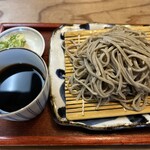 そば茶屋 よしむら - もりそば＋生打粉（十割そば）
840円＋1080円　こちらは十割