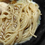麺処 びぎ屋 - 麺の感じ