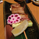 旅籠茶家 かやかや - 豚バラ串