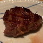 TANAKA YAKINIKU RESTAURANTE - ・サガリ、友三角、イチボ（友尻）、ヒレ、舌（タン）、季節の野菜