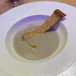 BISTRO J_O - ごぼうのポタージュとエビパン
