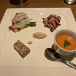 青山ブションアミュゼ - 前菜盛り合わせ