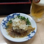 Kamesoba Jun - 生ビールととうふおでんハーフ