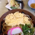 圓山 - 玉子とじうどん(*^_^*)