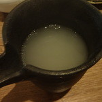 蕎麦前 小まつ - 蕎麦湯