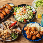 大衆酒場 大越 - 料理写真:3,850円コース（2時間）食べ放題飲み放題