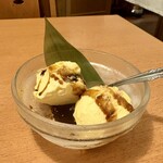 九州酒場 縁 ～えにし～ - 黒糖黒蜜きなこアイス！