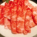 松阪牛・神戸牛・近江牛 三大和牛食べ比べ しゃぶ輝 品川 - 