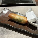 クロモリ - ♡大紋ハタと山菜の春巻き