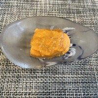 創作料理と京野菜のびすとろ キザノ - 新生姜と赤ピーマンムース