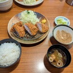 平田牧場 とん七 - ヒレカツ御膳。