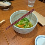 平田牧場 とん七 - お新香。