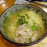 フィッシュ オン ディッシュ ロリー - 鯛出汁風味の塩らーめん￥600