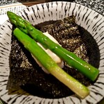 回転寿司 根室 花まる - アスパラつつみ
