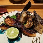 まき田鮨 - 焼物　ときしらず、おこぜ