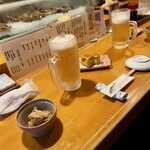 八方寿し - カウンター