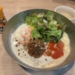 ガスト - 胡麻香る！冷やし豆乳坦々うどん