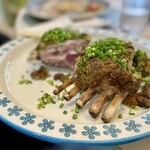 館山美食倶楽部 - ★普罗旺斯烤羊排★スペアリブ香フランス産ラムチョップの香草パン粉バター焼き草焼き 地物新にんにく ローズマリー