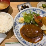 あかねや - エビコロランチ（Cランチ）1280円