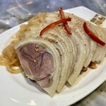 老記粥麵粵菜館 - 海蜇拼熏蹄　これも、豚足の高級バージョンで鉄板ね！