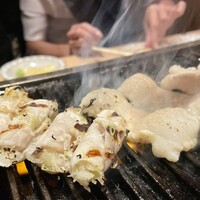 焼うお いし川 - ふぐ葱塩焼、あなご塩焼