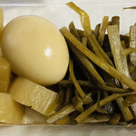 にゃおむすび - 大根と煮卵、ごぼう♫